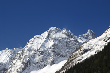 Image showing Mountain peak. Caucasus.