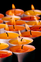 Image showing  flaming candles