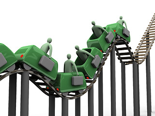 Image showing Business Rollercoaster #1