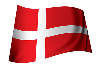 Image showing Danish flag