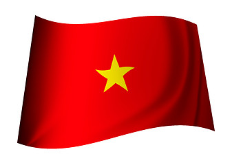 Image showing Vietnam flag
