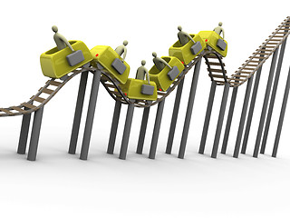 Image showing Business Rollercoaster #2