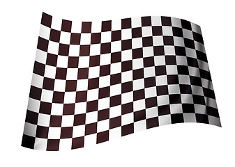 Image showing original checkered flag