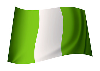 Image showing Nigerian flag