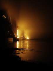 Image showing Bridge in the mist