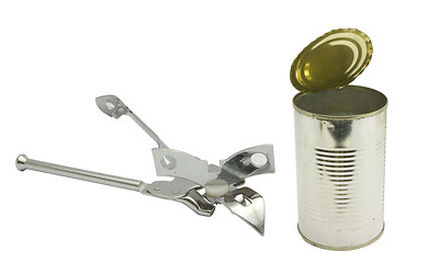 Image showing can opener and tin can