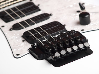 Image showing WHITE GUITAR