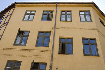 Image showing Old block of flats