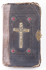 Image showing Holy Scripture with crucifix on cover