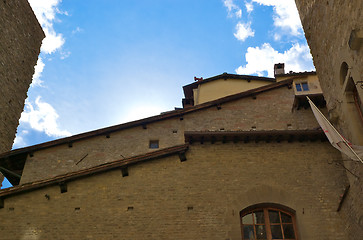 Image showing Old buildings in an Italian Town