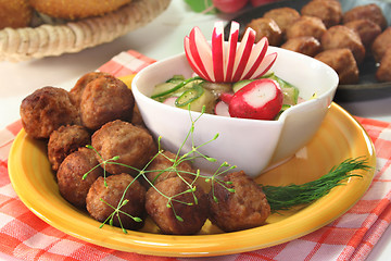 Image showing Köttbullar