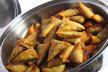Image showing Arab vegetable samosas