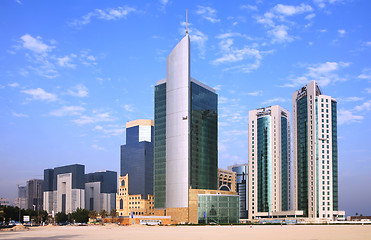 Image showing Doha's commercial district