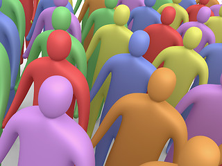 Image showing Multicolor People #3