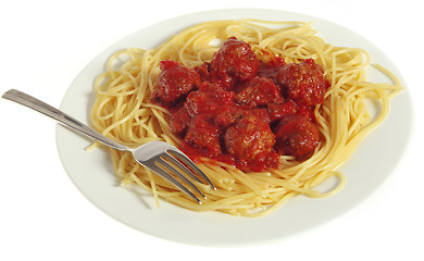 Image showing Meatball dinner