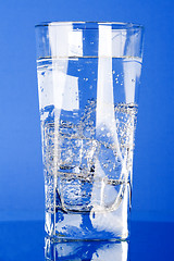 Image showing glass with cold water