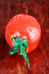 Image showing wet tomato