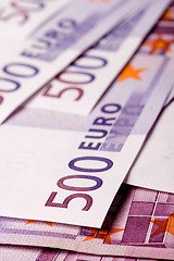 Image showing euro banknotes