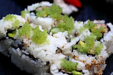 Image showing sushi california roll