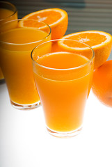 Image showing fresh orange juice