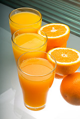 Image showing fresh orange juice