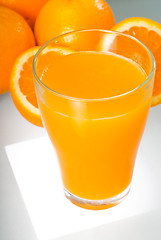 Image showing fresh orange juice