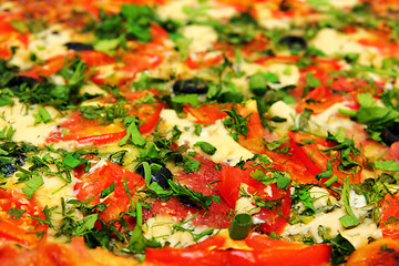 Image showing pizza close-up