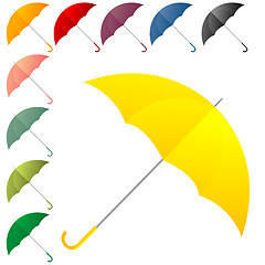 Image showing Umbrella collection