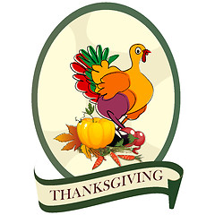 Image showing Thanksgiving day sticker