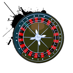 Image showing Old roulette wheel 
