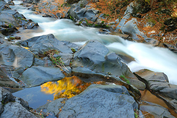Image showing autumnal river