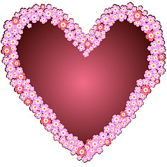 Image showing Decorative valentine frame