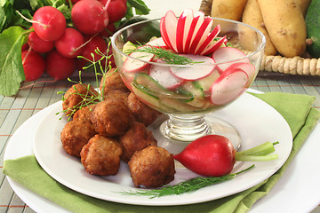 Image showing Swedish meatballs