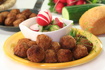 Image showing Swedish meatballs