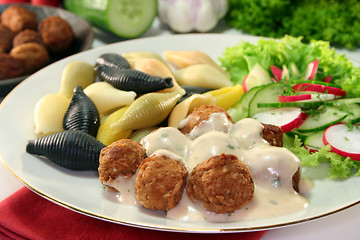 Image showing Swedish meatballs