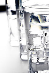Image showing three glasses with water