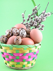 Image showing Easter basket