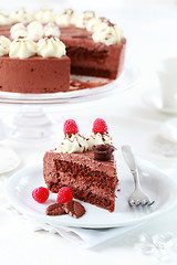 Image showing Delicious chocolate cake