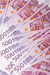 Image showing euro banknotes