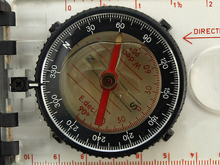 Image showing Plastic Compass