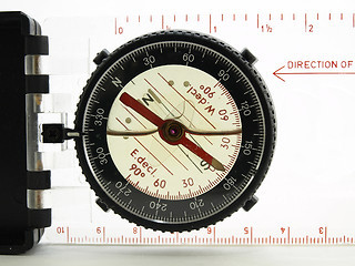 Image showing Illuminated Compass