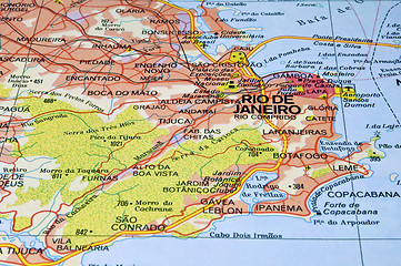 Image showing Rio de Janeiro map.