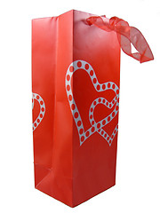 Image showing red Paper bag