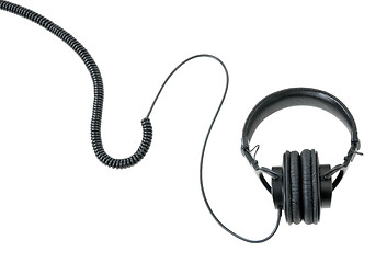 Image showing Headphones isolated on white