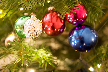 Image showing christmas balls