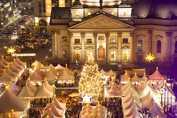 Image showing berlin gendarmenmarkt christmas