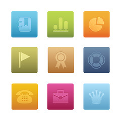 Image showing Office Icons | Square 04