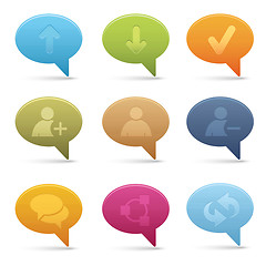 Image showing Chat Media Icons | Bubble 01