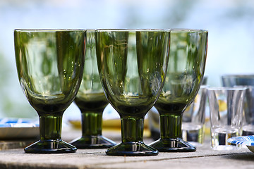 Image showing glasses on table setting