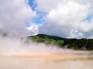 Image showing Volcanic aftereffects, New Zealand